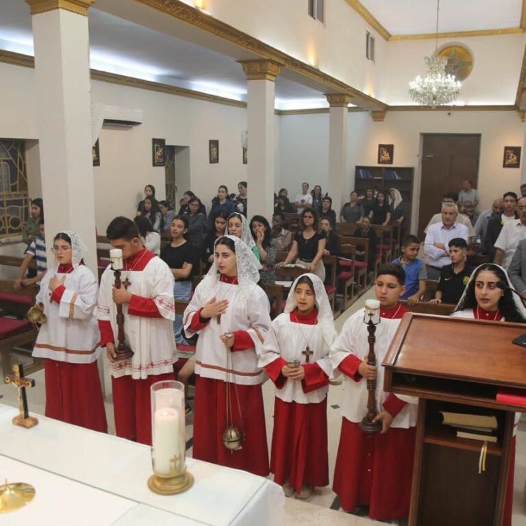 قداس رعية القديس ميخائيل في السماكية